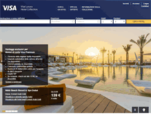 Tablet Screenshot of it.myvisaluxuryhotels.com